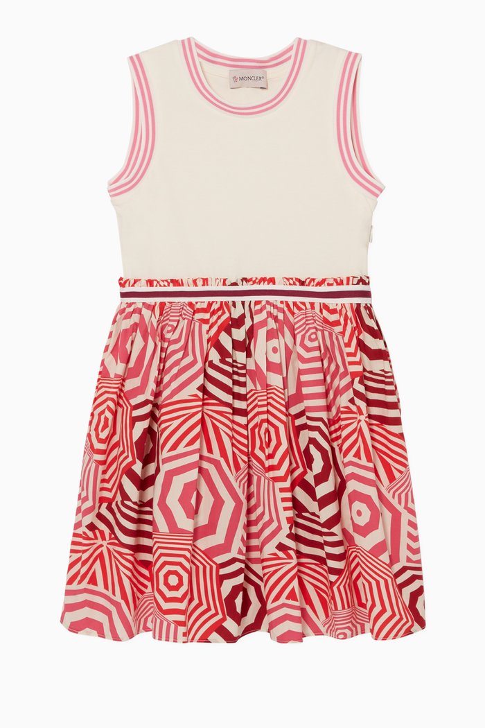 

Jersey Umbrella Print Dress, Multicolour