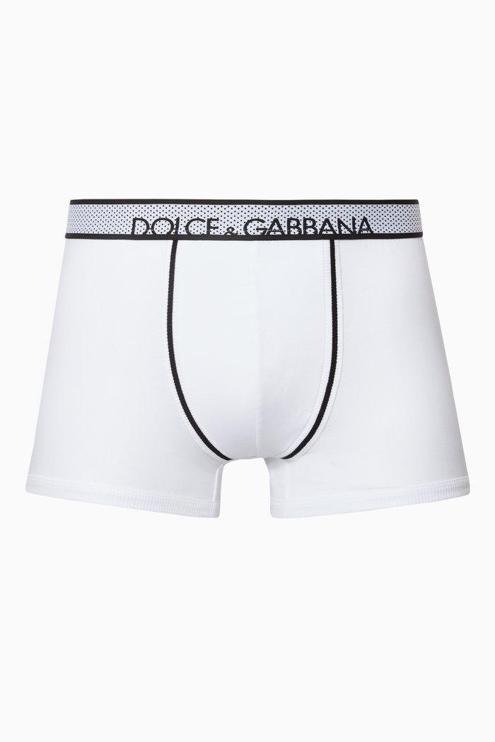 Mesh Logo Boxer Briefs, White