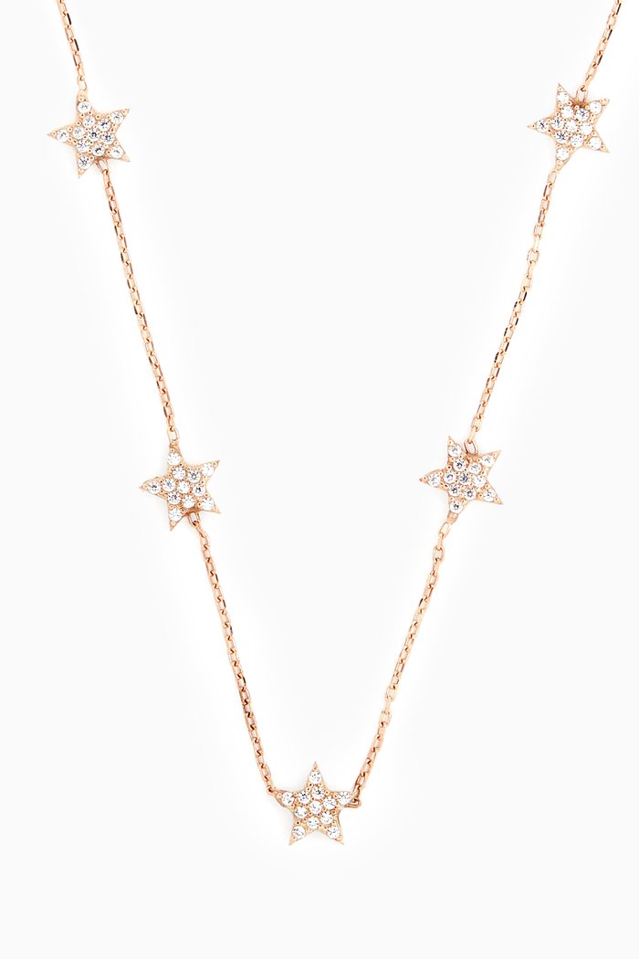Star Interstellar Necklace, Rose gold