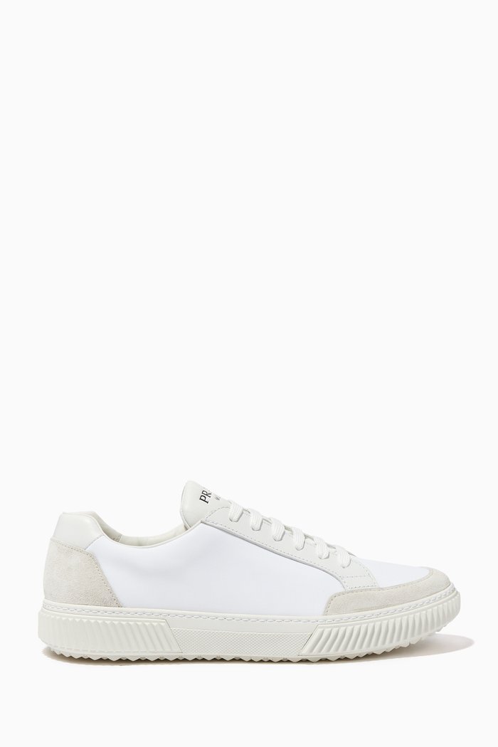 

Stratus Suede & Fabric Sneakers, White