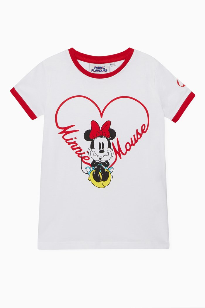 

Minnie Maus Mode T-Shirt, White