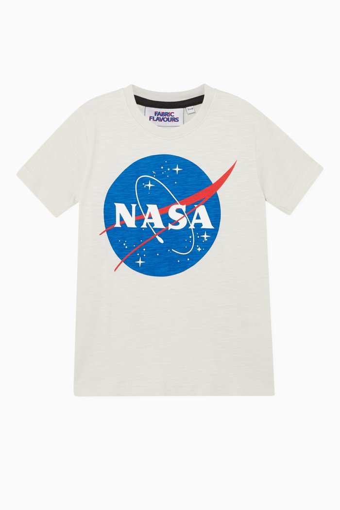 

NASA Print Logo T-Shirt, Grey