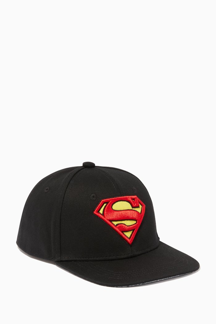 

DC Superman Logo Cap, Black