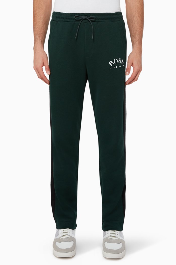 

Hadim Logo Print Track Pants, Green