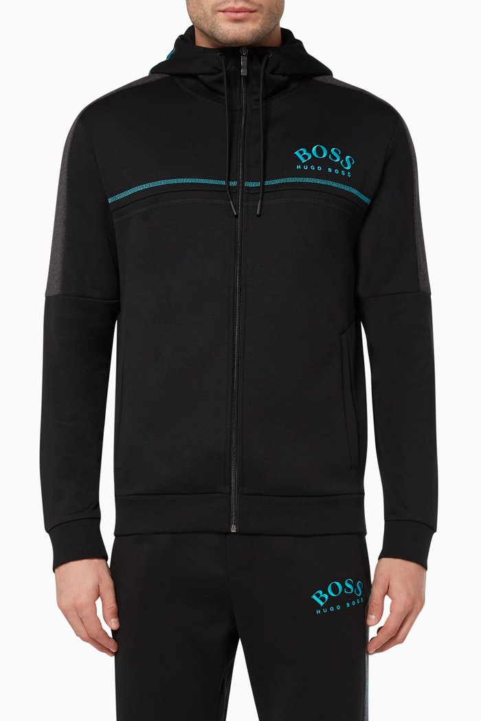 

Saggy Win Hooded Sweatshirt, Black