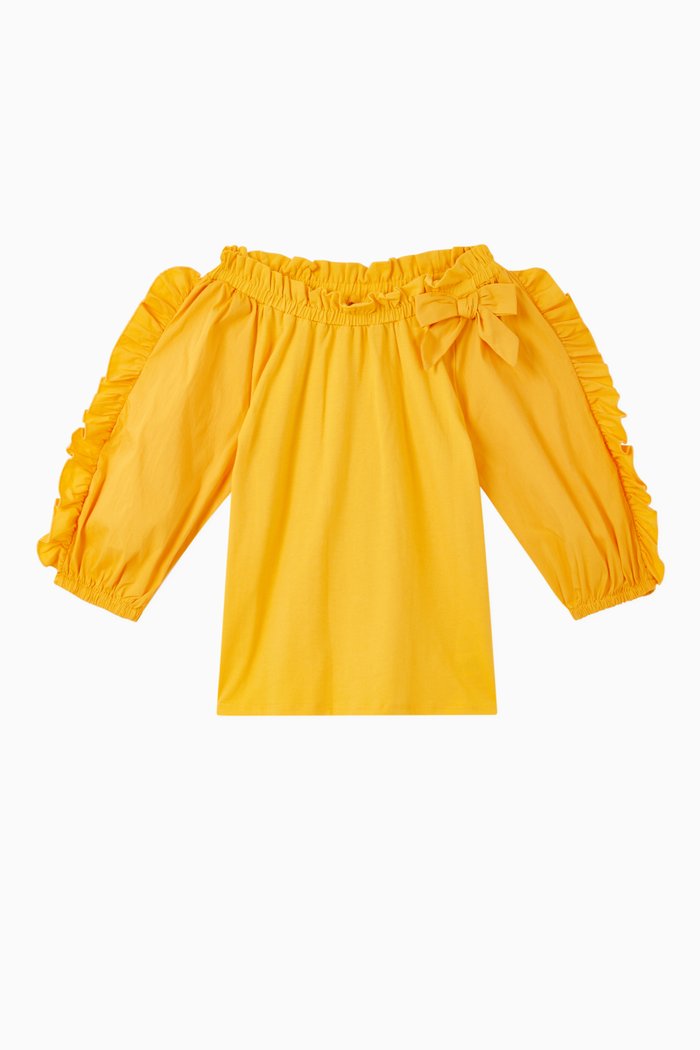 

Eastyn Fit & Flare Top, Yellow