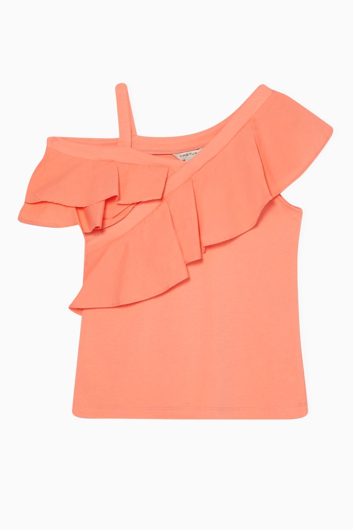 

Clare Asymmetrical Top, Orange