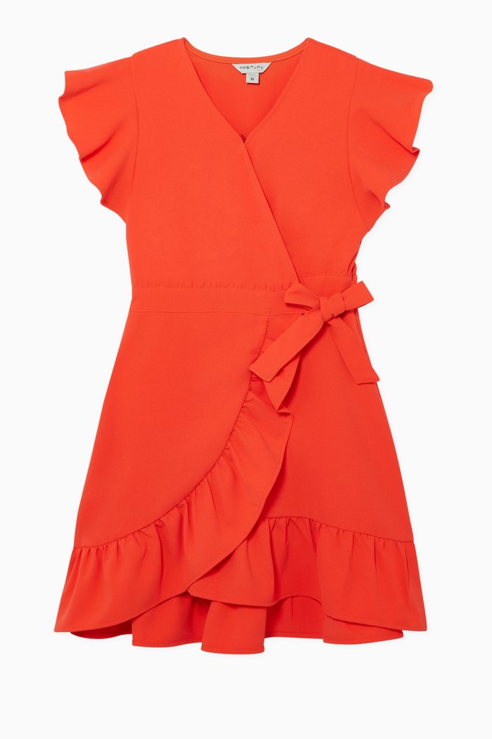

Shae Wrap Dress, Orange