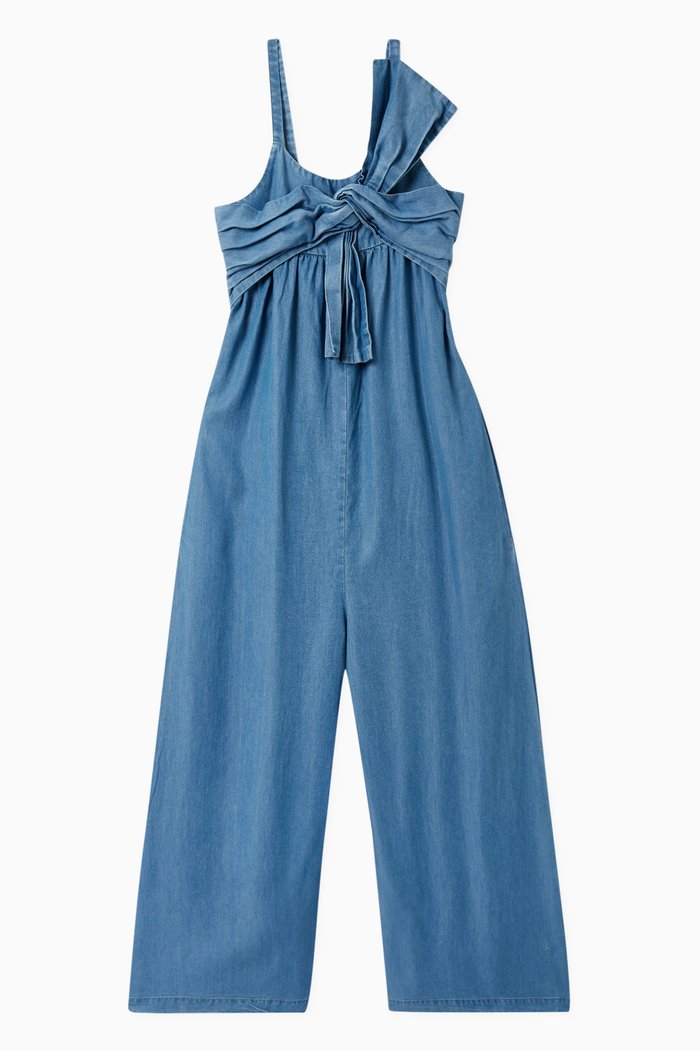 

Eden Twist Jumpsuit, Blue