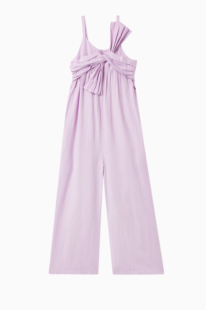 

Eden Twist Jumpsuit, Purple
