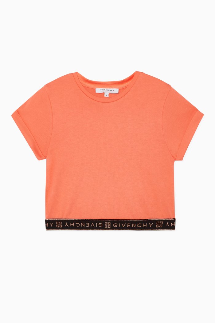 

Logo Tape T-Shirt, Pink