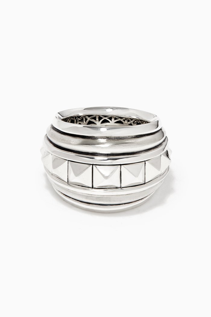 

Modern Renaissance® Pyramid Ring, Silver