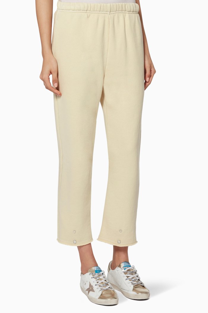 

Snap Front Jersey Sweatpants, Neutral