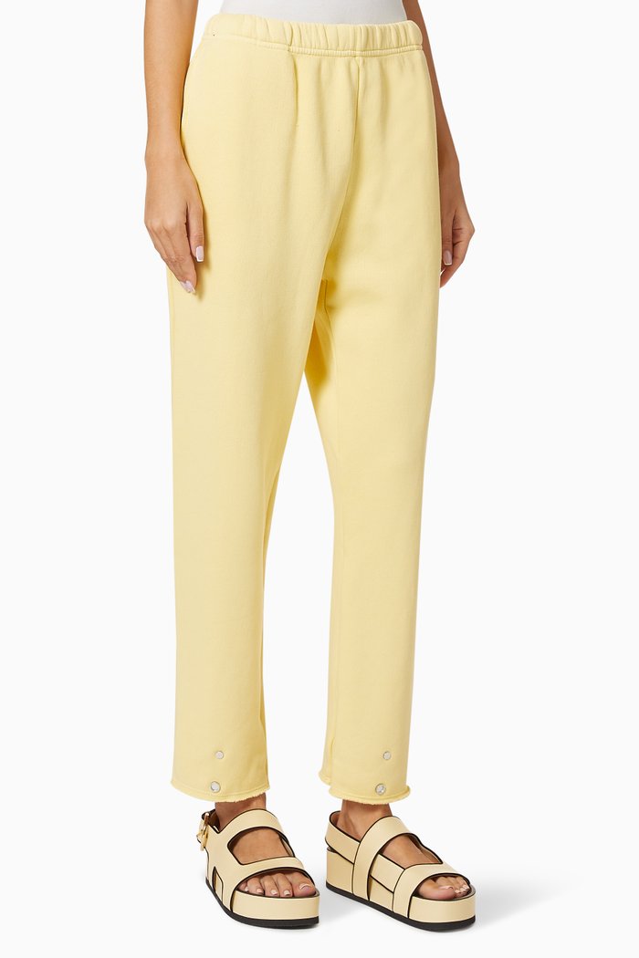 

Snap Front Pants, Yellow