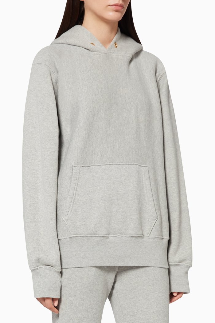 

Jersey Hoodie Sweatshirt, Grey
