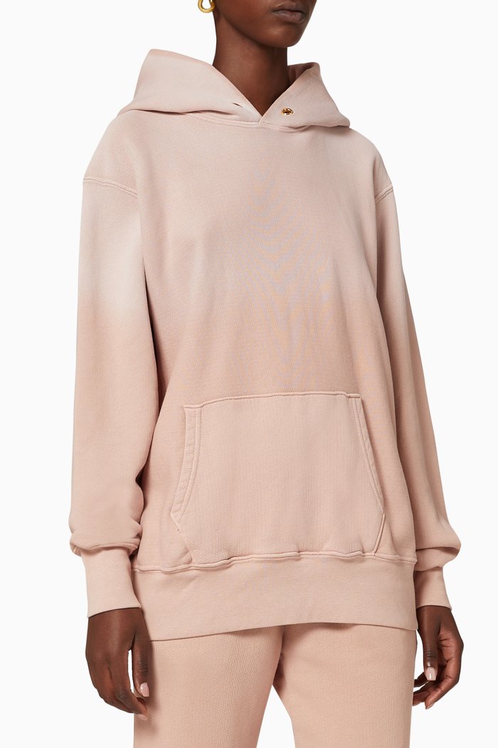 

Jersey Hoodie Sweatshirt, Pink