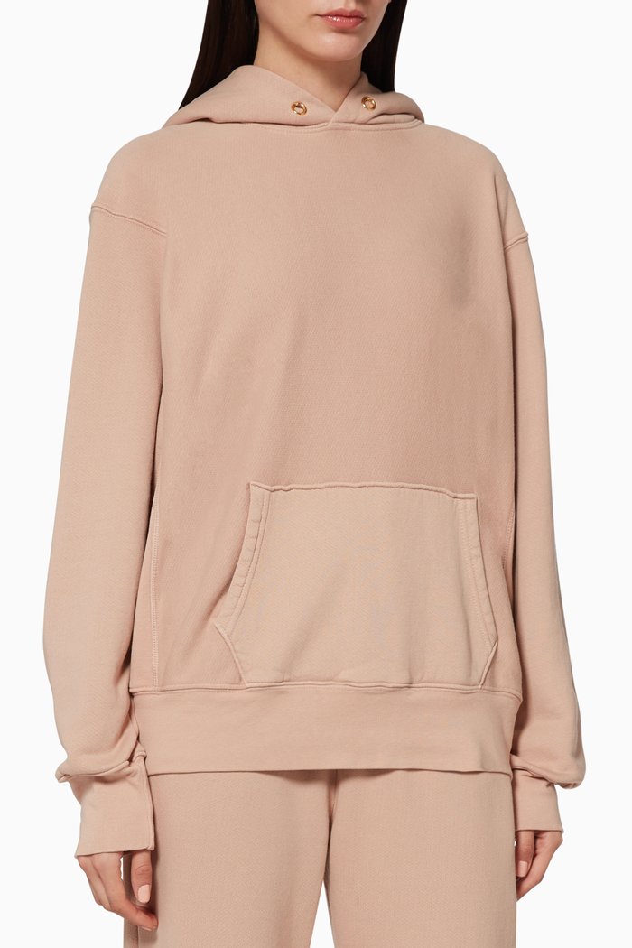 

Jersey Hoodie Sweatshirt, Pink