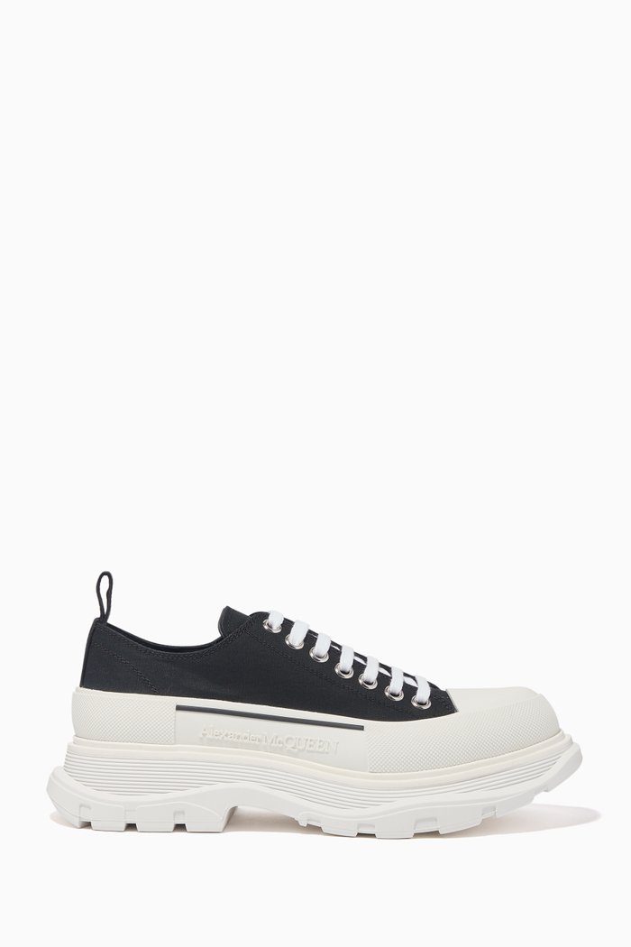 

Tread Slick Lace-Up Sneakers, Black