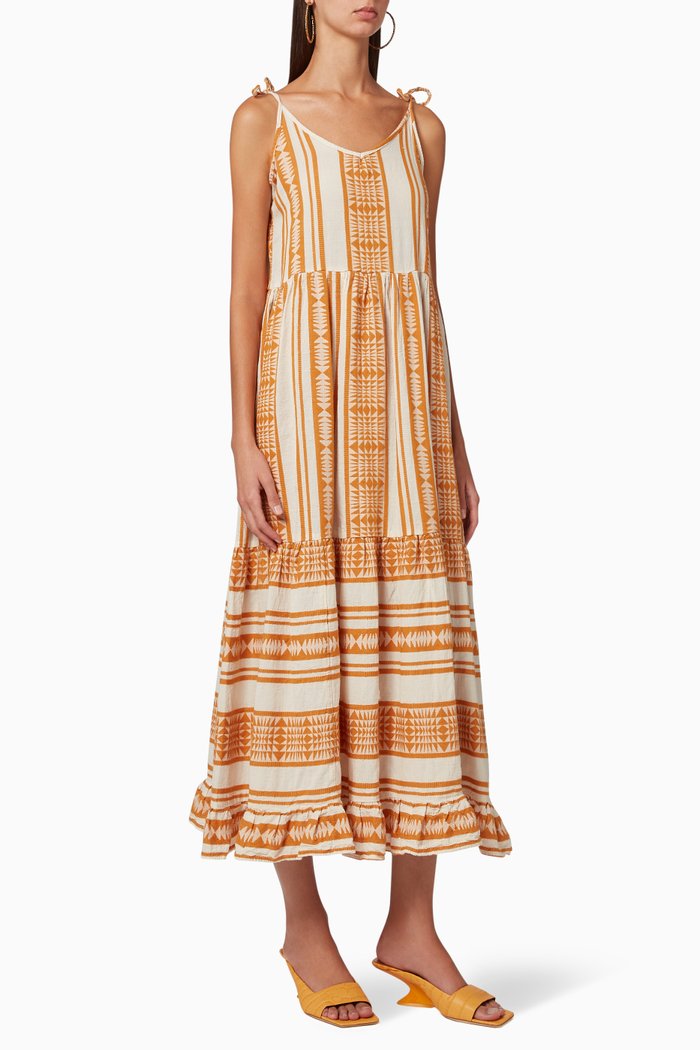 

Zakar Striped Maxi Dress, Yellow