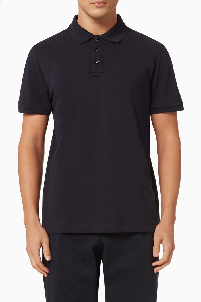 

Polo T-shirt in Cotton Piqué, Blue