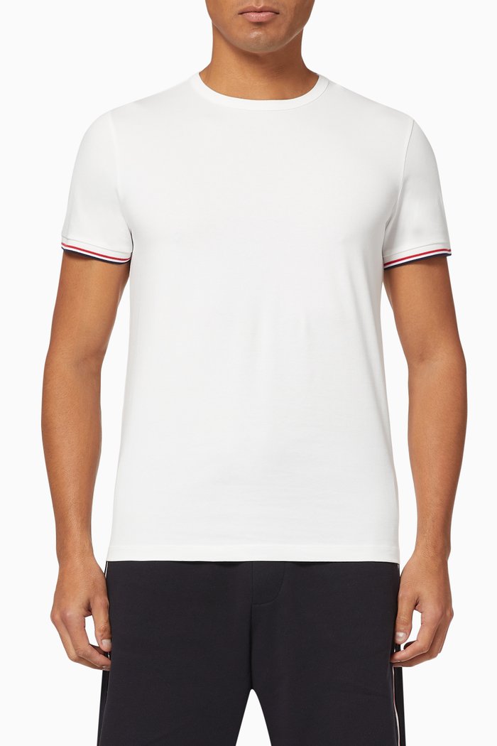 

Maglia Contrast Trim T-shirt, White