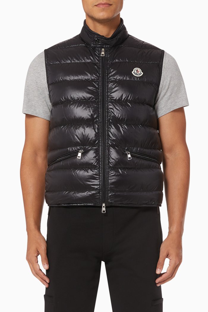 

Gui Quilted Gilet, Black
