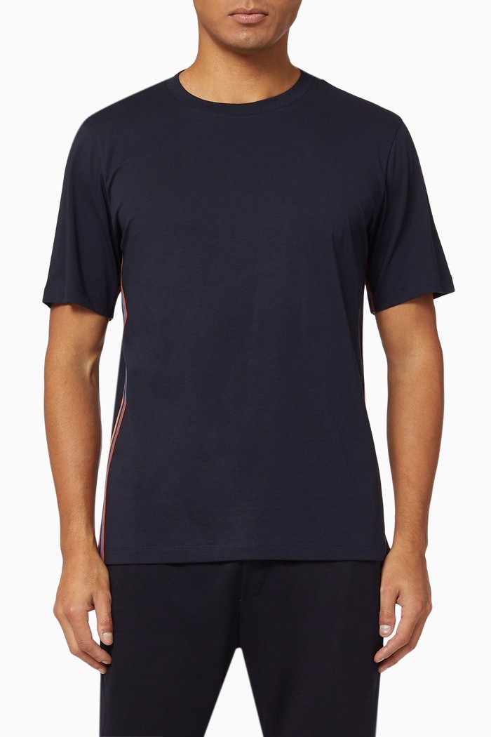 

Artist Stripe Organic Cotton T-Shirt, Blue