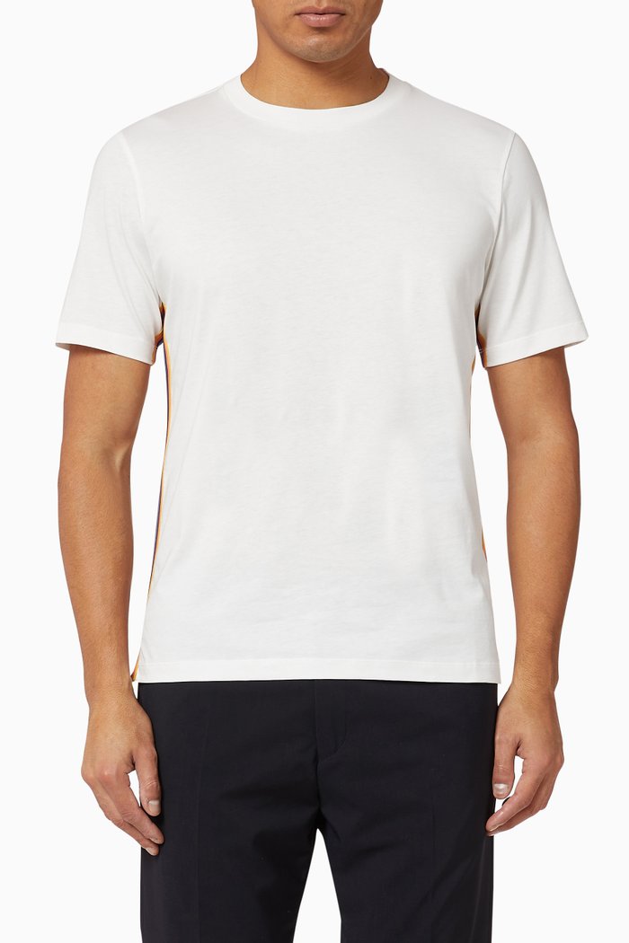

Artist Stripe Organic Cotton T-Shirt, White
