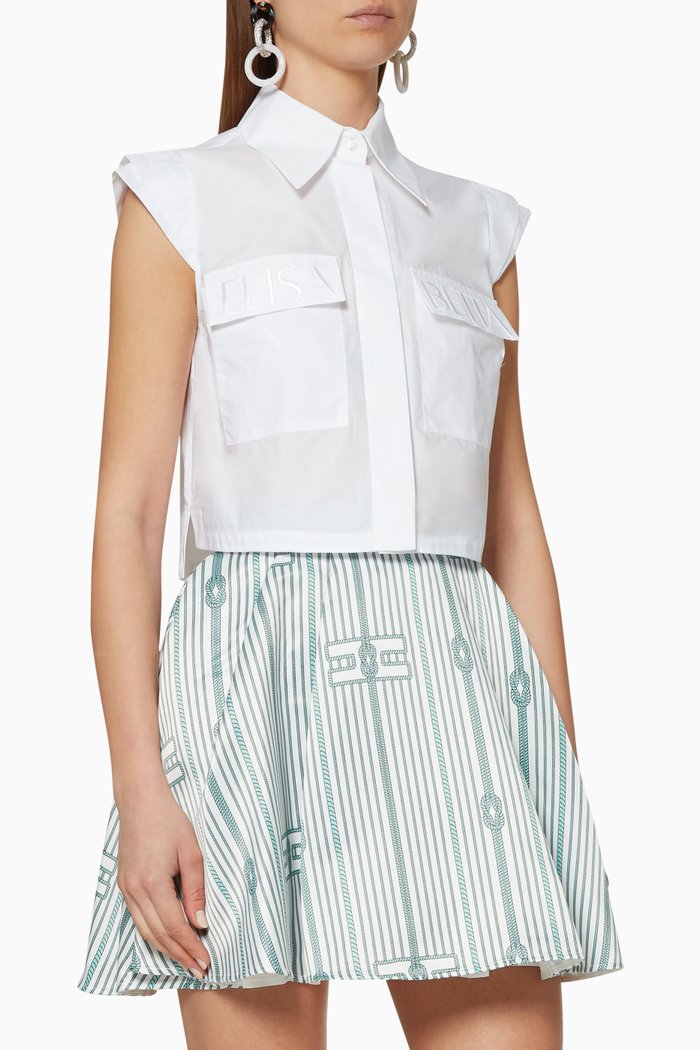 

Short Blouse, White