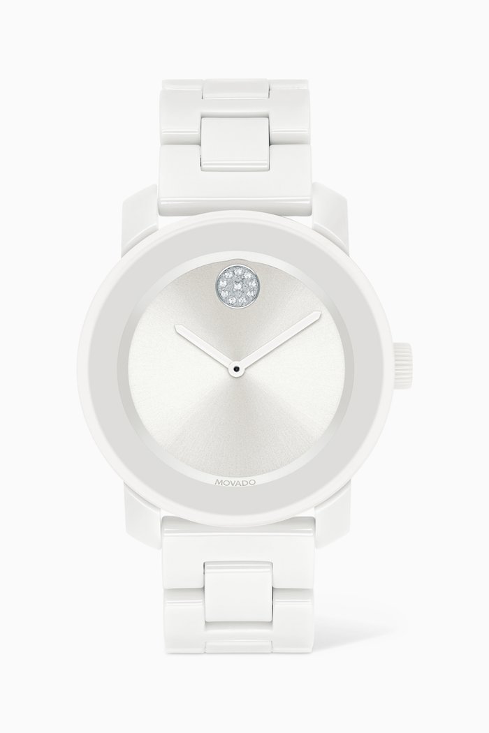 

Ceramics Quartz Watch, White