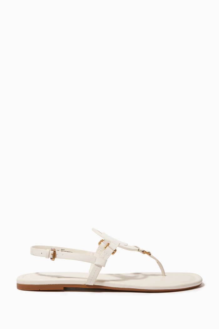 

Jeri Leather Sandals, White