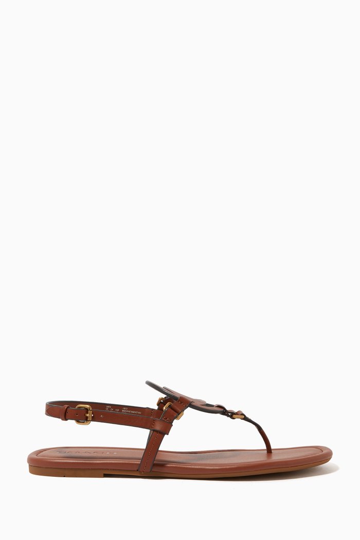 

Jeri Leather Sandals, Brown