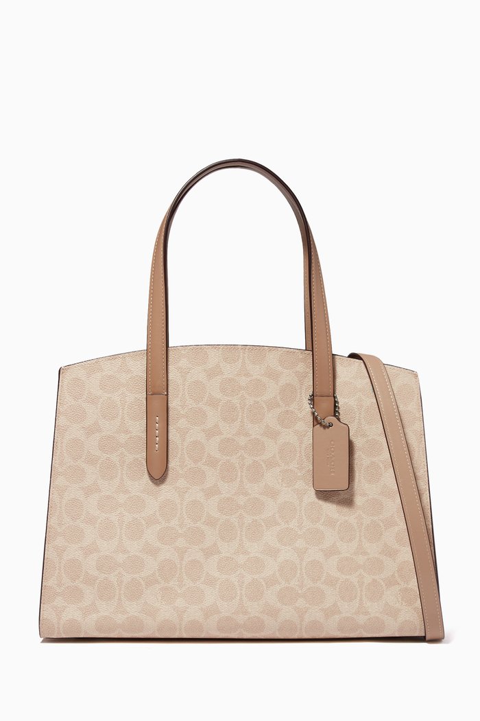 

Charlie Carryall Signature Canvas Bag, Brown