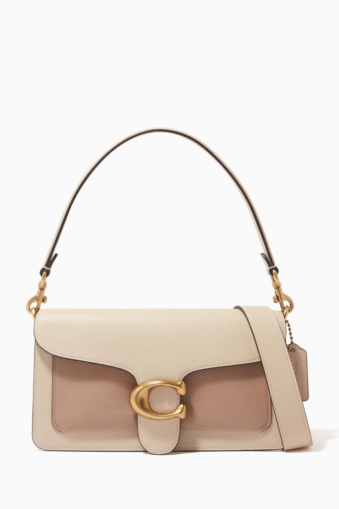 Tabby 26 Shoulder Bag in Colourblock Leather, Multicolour
