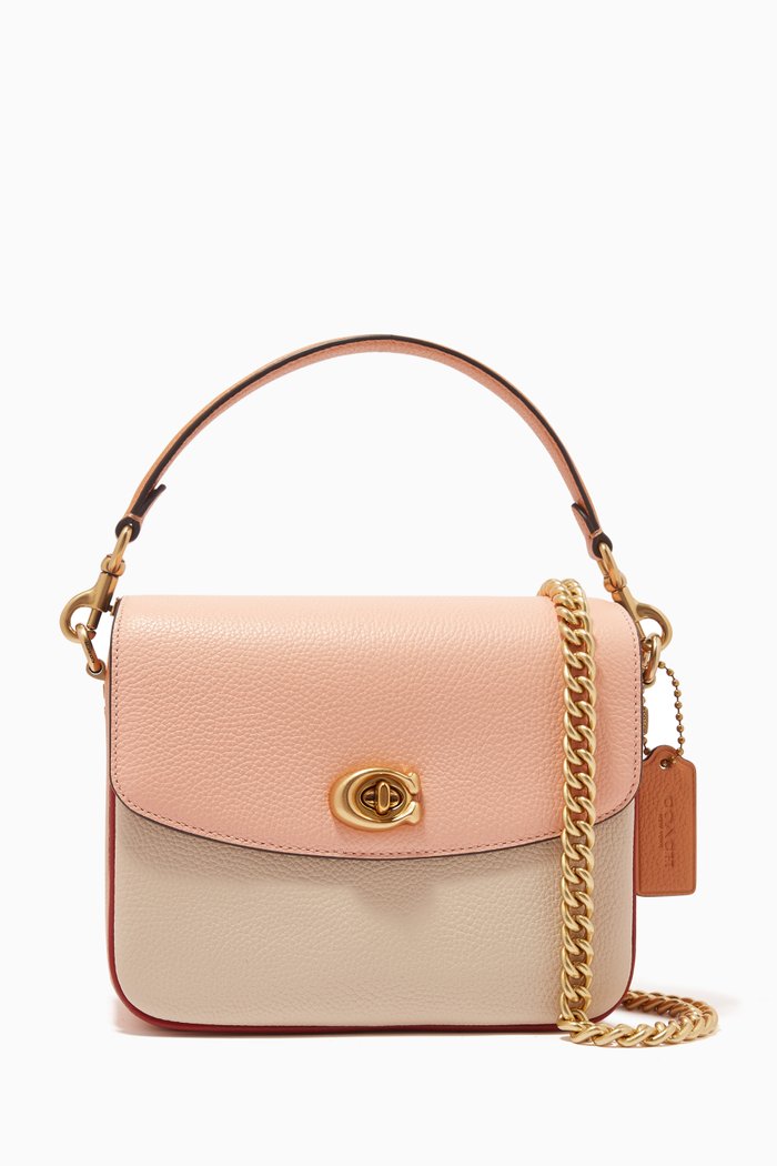 

Cassie 19 Crossbody Bag in Pebble Leather, Multicolour