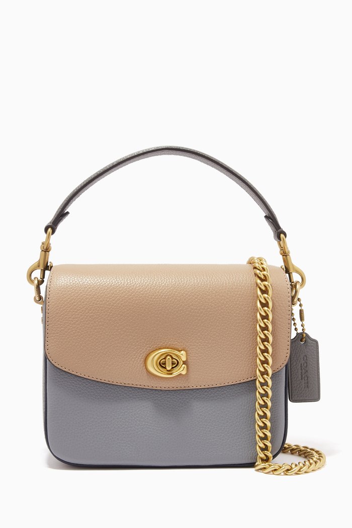 

Cassie 19 Crossbody Bag in Pebble Leather, Multicolour