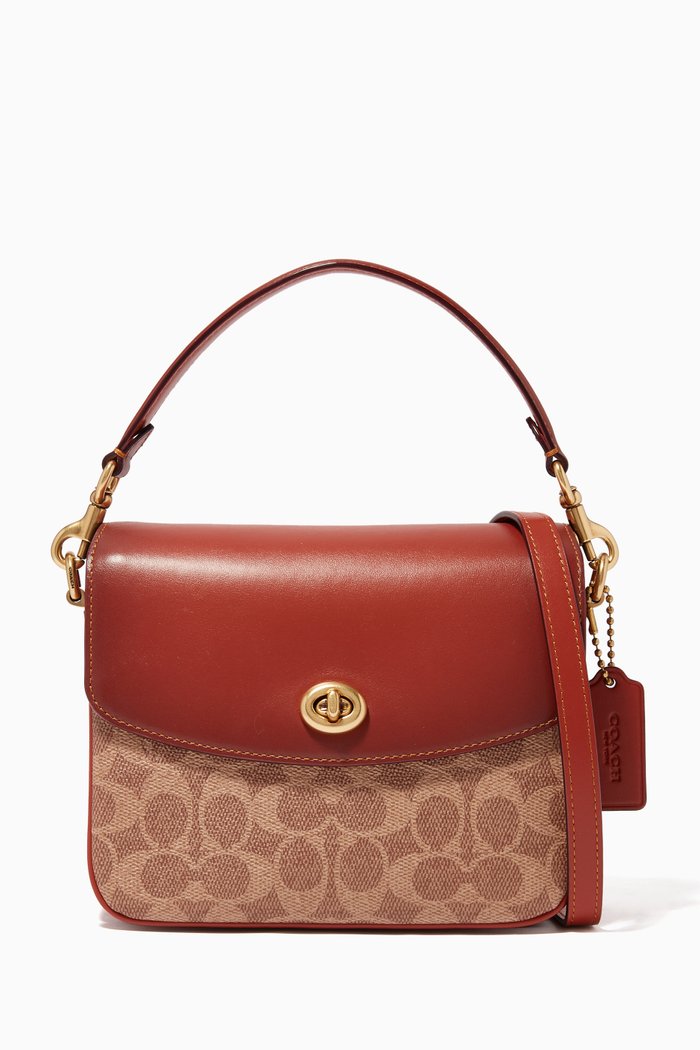 

Cassie 19 Signature Canvas Cross-Body Bag, Neutral