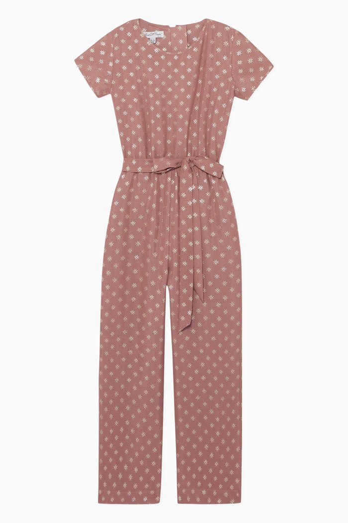 

Logo Embroidered Jumpsuit, Brown