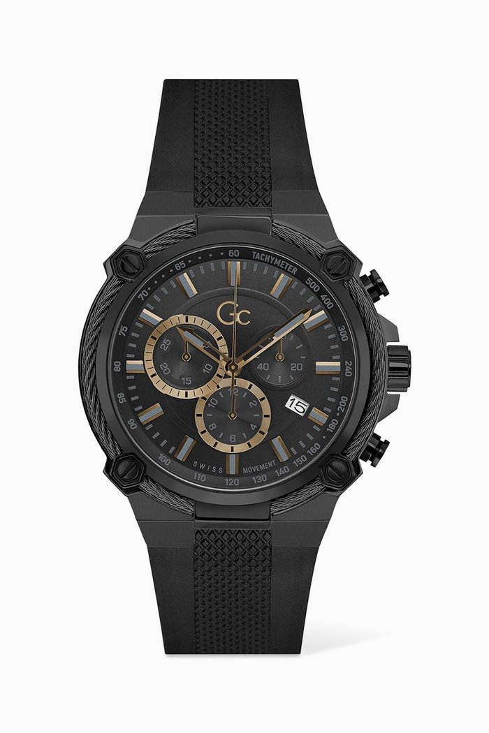 

Cableforce Chronograph Watch, Black