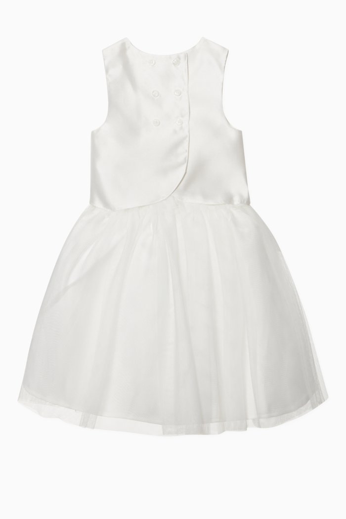 

Sateen Bodice Top & Skirt, Set of 2, Neutral