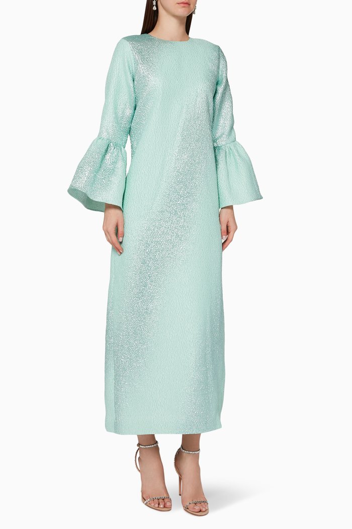 

Rosa Metallic Kaftan, Blue