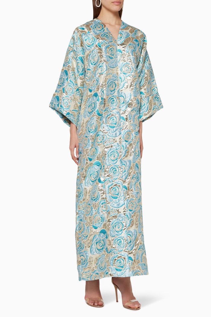 

Zeynab Floral Petunia Kaftan, Multicolour