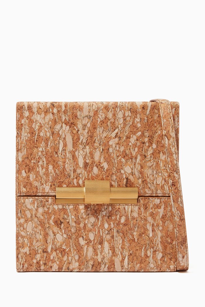 Daisey Cork Trunk Bag, Neutral