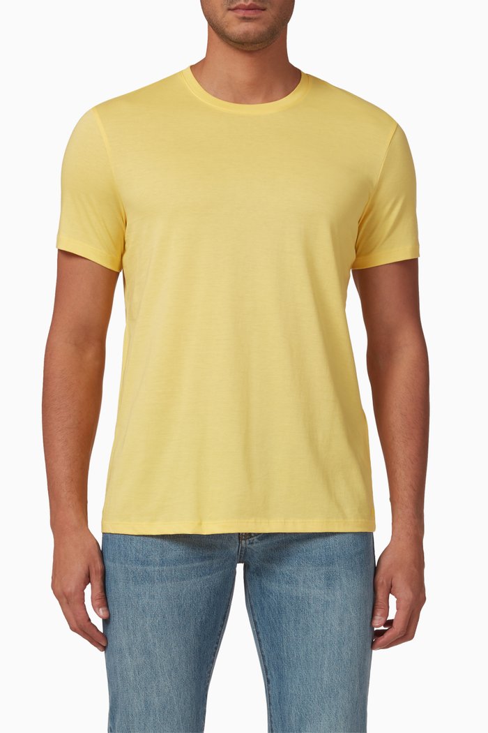 

Pima Cotton T-Shirt in Cotton, Yellow