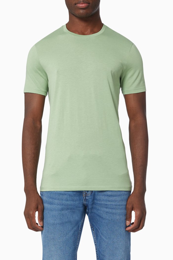 

Classic T-shirt in Pima Cotton, Green