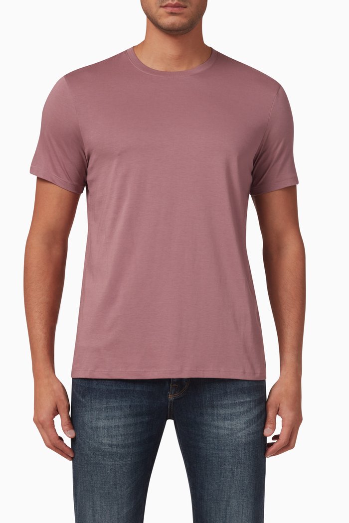 

Pima Cotton T-Shirt in Cotton, Pink