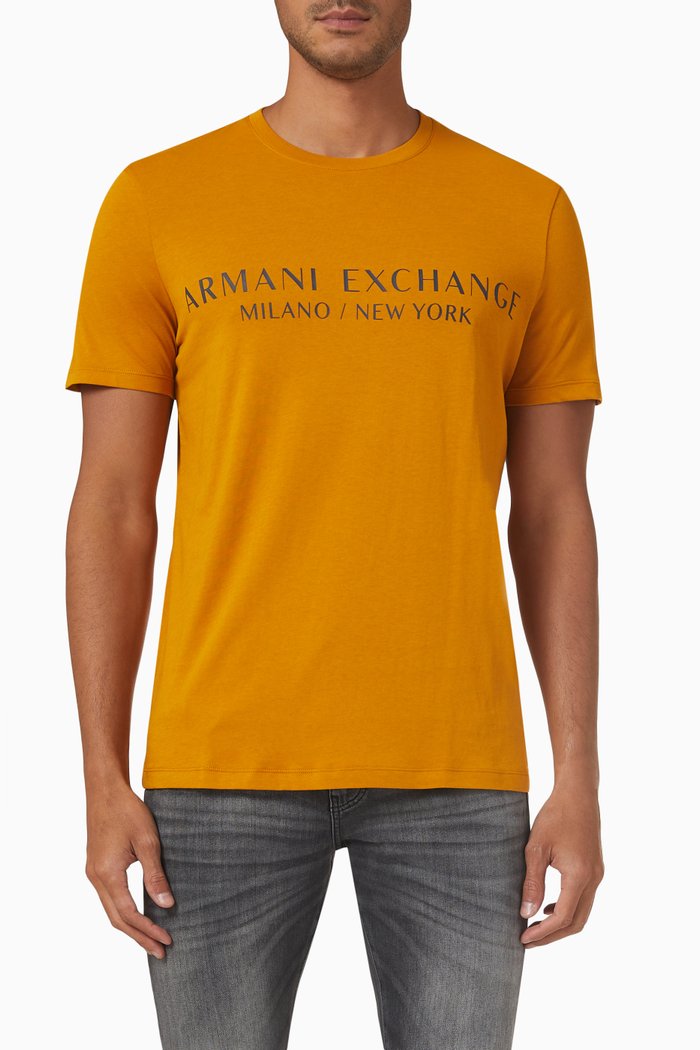 

Logo T-shirt in Cotton, Brown