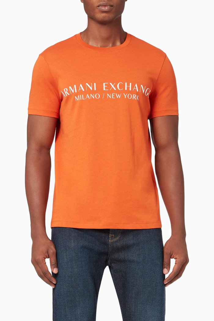 

Logo T-shirt in Jersey, Gold
