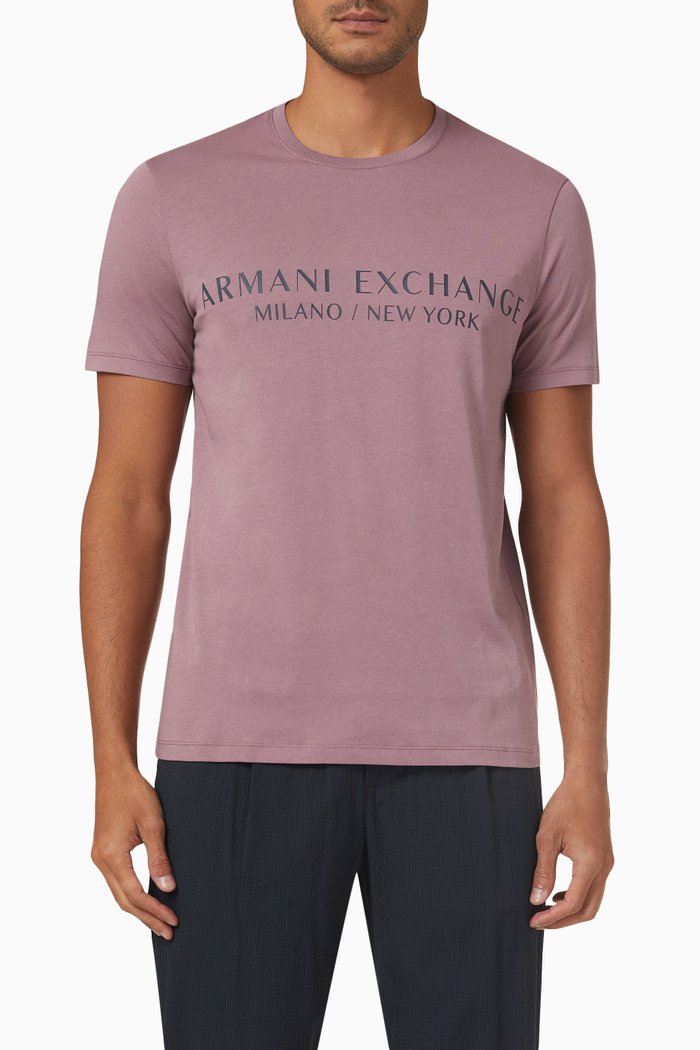 

Logo T-shirt in Cotton, Purple