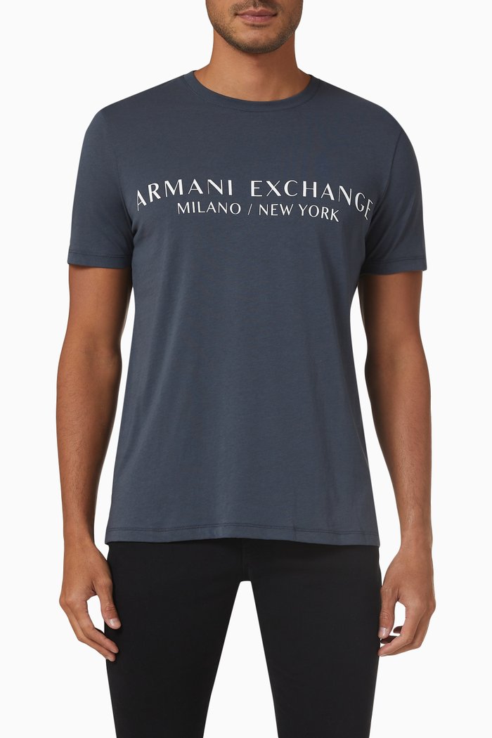 

Logo T-shirt in Cotton, Blue